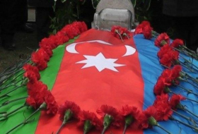 Похоронен убитый армянами азербайджанский солдат