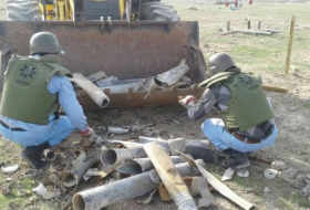 В Хызы обнаружено 71 неразорвавшийся боеприпас