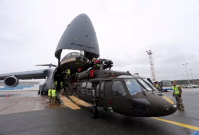 Американские военные вертолеты Black Hawk прибыли в Латвию