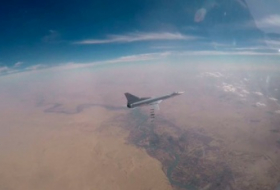 Кадры бомбардировки террористов в Сирии экипажами самолетов Ту-22М3 (ВИДЕО)