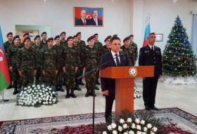 Глава СГБ Азербайджана посетил воинскую часть (ФОТО)