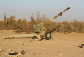 Сирийская армия бьет по террористам из гаубиц «Мста Б»
