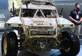 В Грозном представили боевую машину «Чаборз-6»