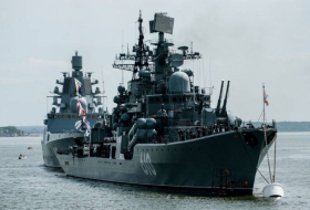 С российского эсминца «Беспокойный» сняли винты