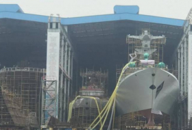 На воду спустили тридцатый ракетный фрегат для ВМС Китая
