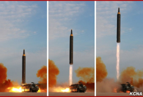 Очередной запуск северокорейской БРСД «Хвасон-12»