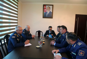Делегация ВВС Казахстана находится с визитом в Азербайджане