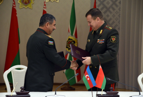 Минобороны Азербайджана и Беларуси подписали план сотрудничества на 2018 год (ФОТО)