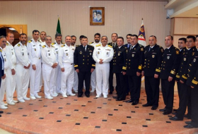 Начался визит азербайджанских моряков в Иран (ФОТО) 