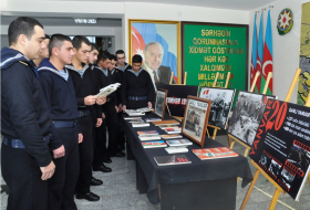 Азербайджанские пограничники почтили память шехидов 20 января (ФОТО)