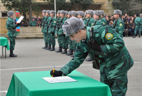Молодые азербайджанские пограничники принесли присягу Родине (ФОТО)