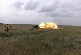 Морские артиллеристы Военно-морских сил Украины провели масштабные противотанковые учения