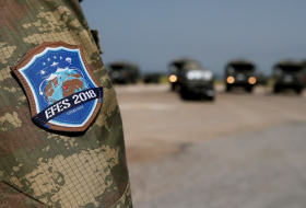 Азербайджанские военные на боевых стрельбах EFES 2018 в Турции 