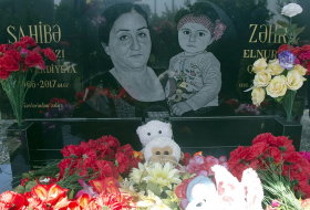 Азербайджанские военные почтили память двухлетней Захры, убитой армянами (ФОТО)