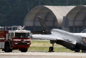 Инцидент в США: F-35 сел на аэродроме без передней стойки шасси