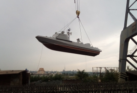 В Украине спустили на воду новый десантный катер «Кентавр»