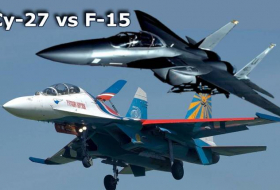 Российский авиапром против американского: Су-27 победил F-15 в учебном бою в Украине