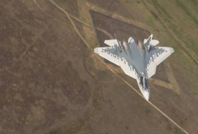 Опубликовано уникальное видео полета новейшего Су-57