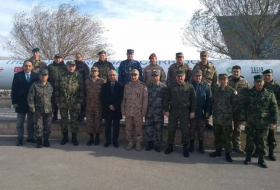 Военные атташе зарубежных стран в Азербайджане посетили воинскую часть (ФОТО)