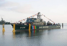 Новый пограничный сторожевой корабль «Туфан» спущен на воду (ФОТО)