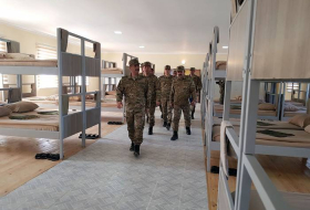 Министр обороны Азербайджана побывал на строящихся военных объектах в прифронтовой зоне (ФОТО/ВИДЕО)
