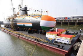 Состоялся спуск на воду четвертой НАПЛ класса «Скорпен» для ВМС Индии