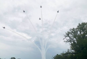 В Вашингтоне прошел парад военной авиации по случаю Дня независимости США