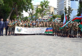 Состоялись проводы школьников в военно-патриотический лагерь «Юные гейдаровцы»