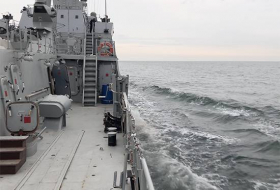 Корабли Каспийской флотилии РФ отработали отражение ударов с воздуха