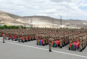 В Азербайджанской Армии состоялась церемония принятия военной присяги (ФОТО)