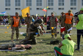 Азербайджанские военные врачи приняли участие в очередном этапе конкурса «Военно-медицинская эстафета» (ВИДЕО)