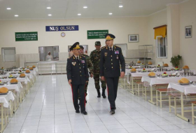 Глава МВД Азербайджана посетил воинские части Внутренних войск в Лянкяране и Джалилабаде