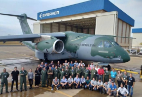 ВВС Бразилии получили первый транспортно-заправочный самолет Embraer KC-390