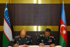 Министерства обороны Азербайджана и Узбекистана подписали план двустороннего сотрудничества 