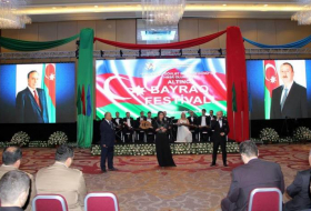 Военнослужащие Азербайджана приняли участие на церемонии открытия Фестиваля флага