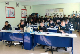 Школьники ознакомились с условиями в Военном лицее имени Гейдара Алиева-ВИДЕО