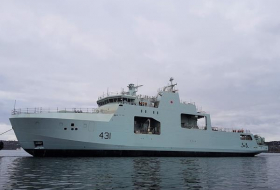 Ещё один патрульный корабль для канадских ВМС спущен на воду