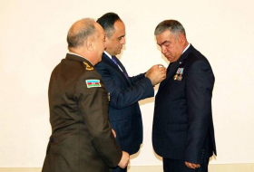 Ветеран войны награжден орденом «Азербайджанское знамя»
