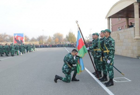 В воинской части Госпогранслужбы Азербайджана в Евлахе прошла церемония присяги