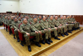 Проводятся сборы командного состава Азербайджанской Армии