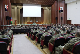 Проведены сборы командного состава Азербайджанской Армии (ФОТО)