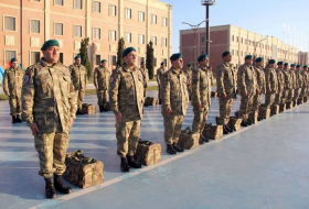 Группа азербайджанских миротворцев вернулась из Афганистана (ФОТО/ВИДЕО)