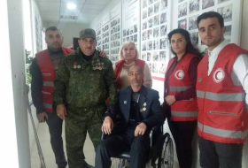 Инвалид войны Ильгар Джафаров обеспечен инвалидной коляской