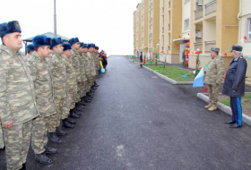 В воинской части ВВС Азербайджана сдано в пользование очередное жилое здание (ФОТО/ВИДЕО)