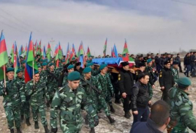 Состоялись похороны погибшего в результате армянской провокации азербайджанского пограничника - ФОТО