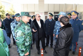 Начальник Госпогранслужбы Азербайджана проверил работу контрольно-пропускного пункта «Шыхлы»