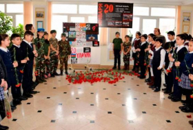 В школах Азербайджана проходят специальные уроки, посвященные 20 Января