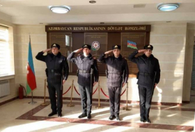 Бакинская полиция присоединилась к акции «Привет солдату!»  