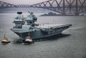 Британские ВМС приступили к тестированию своего нового авианосца