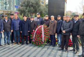 Ветераны-танкисты почтили память жертв Ходжалинского геноцида